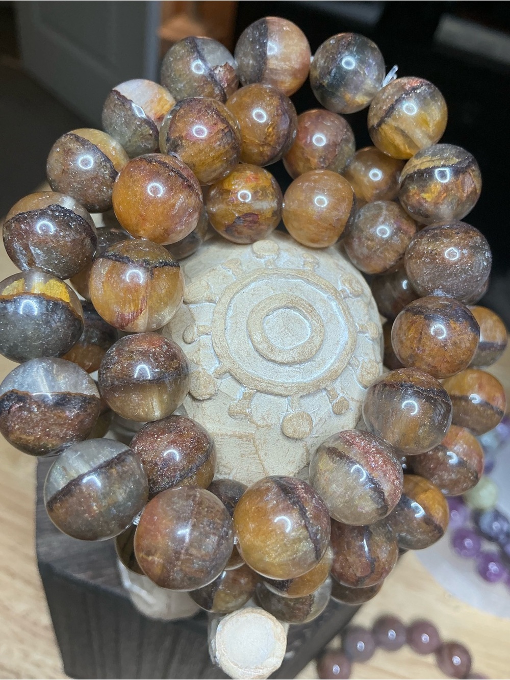 Money Bowl Fluorite 12mm - Picture 3 of 4